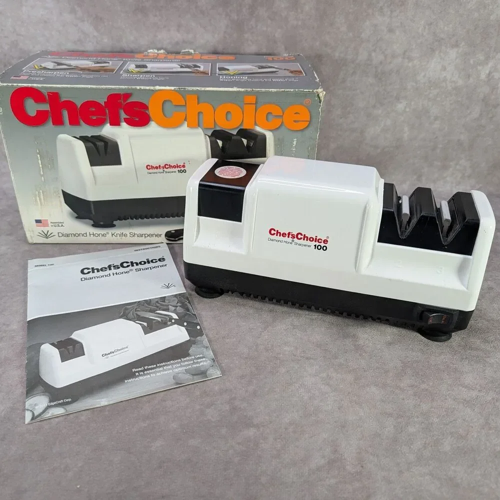 Chefs Choice Professional 100 Diamond Hone Electric Knife Sharpener 3 Stage